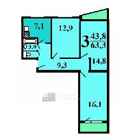 63.6  м2, Москва